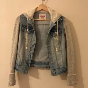 Mossimo denim/hoodie jacket